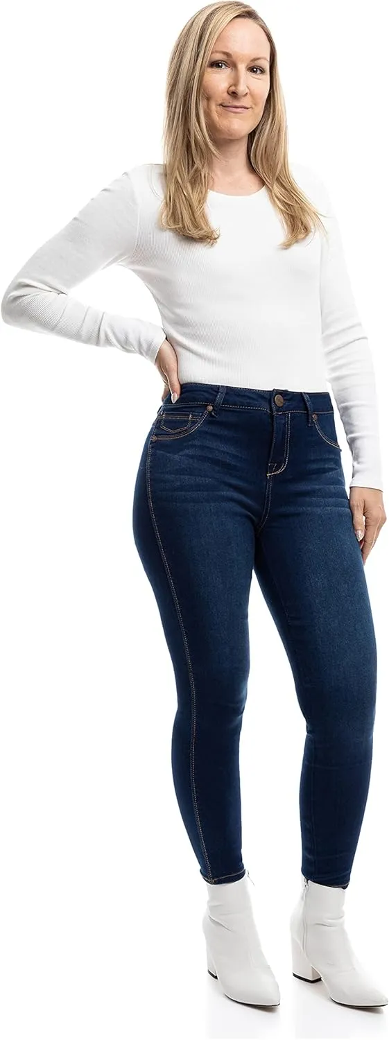 1822 Denim Women's Petite 26" Butter High-Rise Skinny Jeans, Lennox