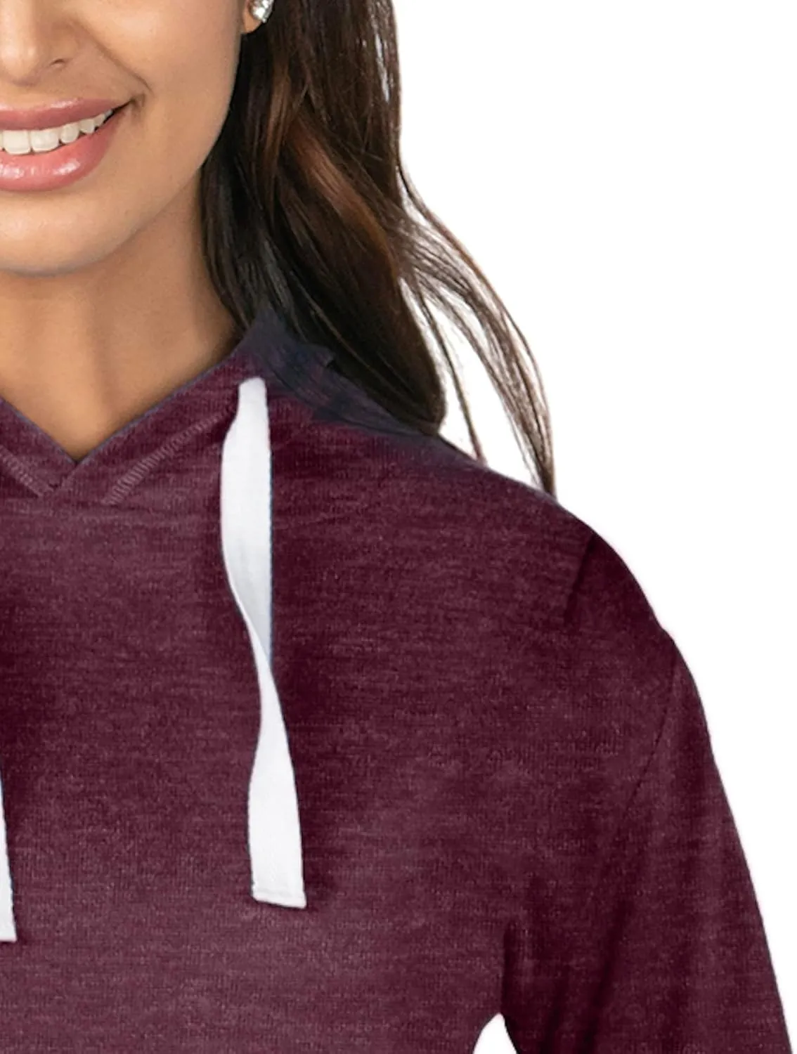 AFC Women's Pullover Soft Knit Hoodie 6 Colors Plus Size 2x 3x & 4x Sizes
