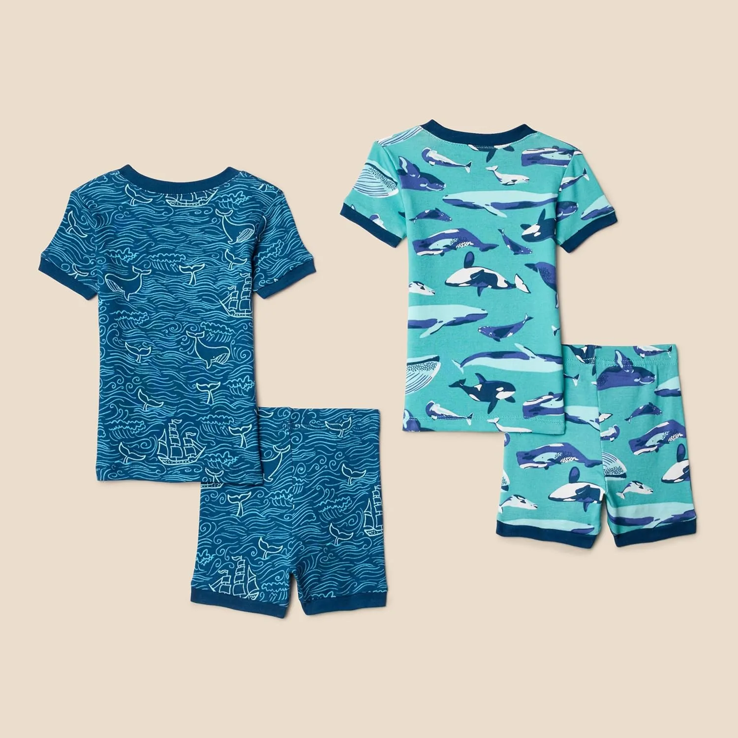 Amazon Essentials Unisex Babies, Toddlers and Kids' Snug-Fit Cotton Pajama Sleepwear Sets