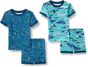 Amazon Essentials Unisex Babies, Toddlers and Kids' Snug-Fit Cotton Pajama Sleepwear Sets