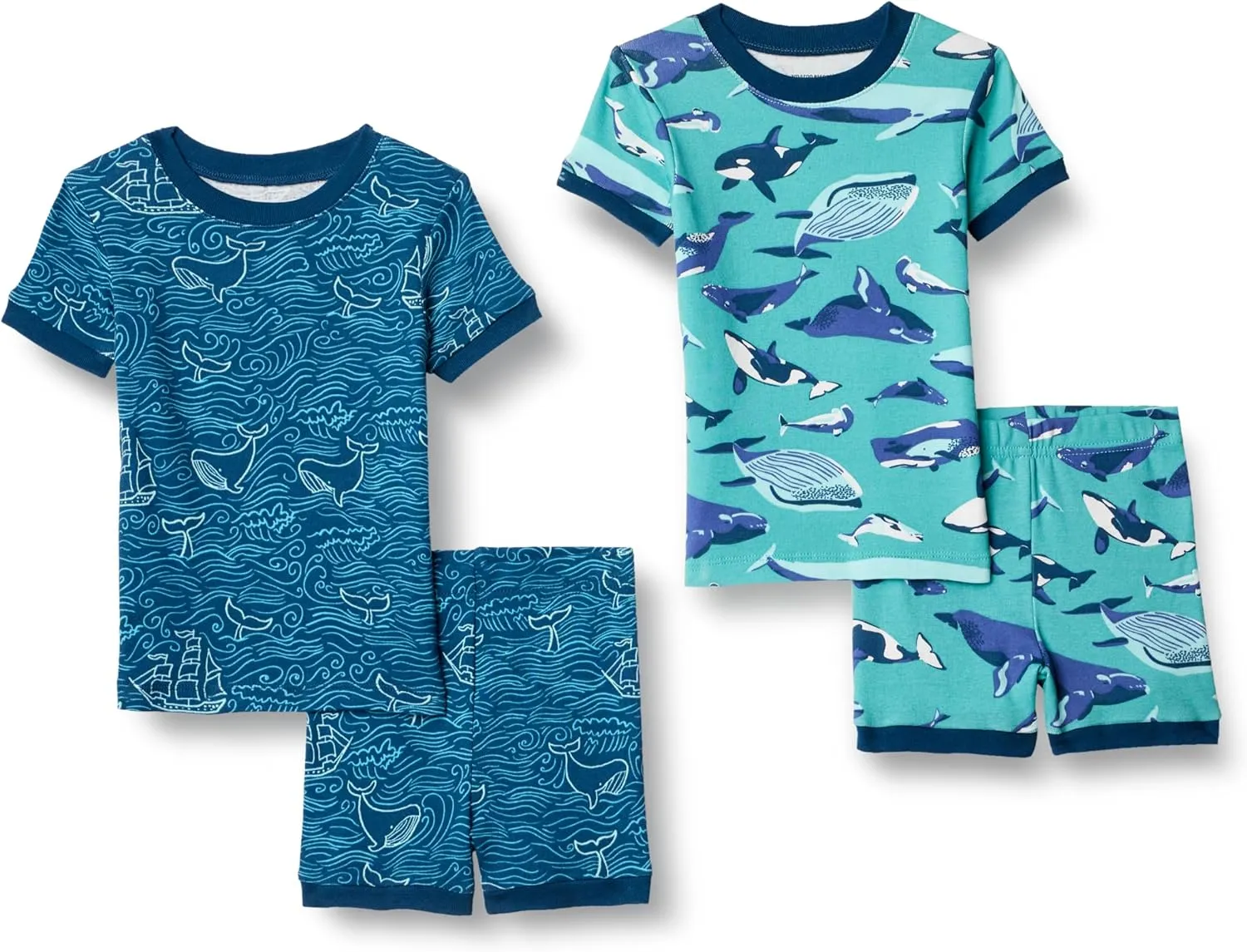 Amazon Essentials Unisex Babies, Toddlers and Kids' Snug-Fit Cotton Pajama Sleepwear Sets