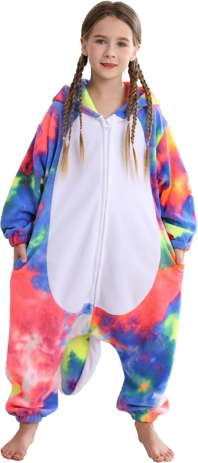 ATOZ Unisex Children Animal Axolotl Onesie, Halloween Costume Pajamas Christmas Cosplay Sleepwear For Boys Girl