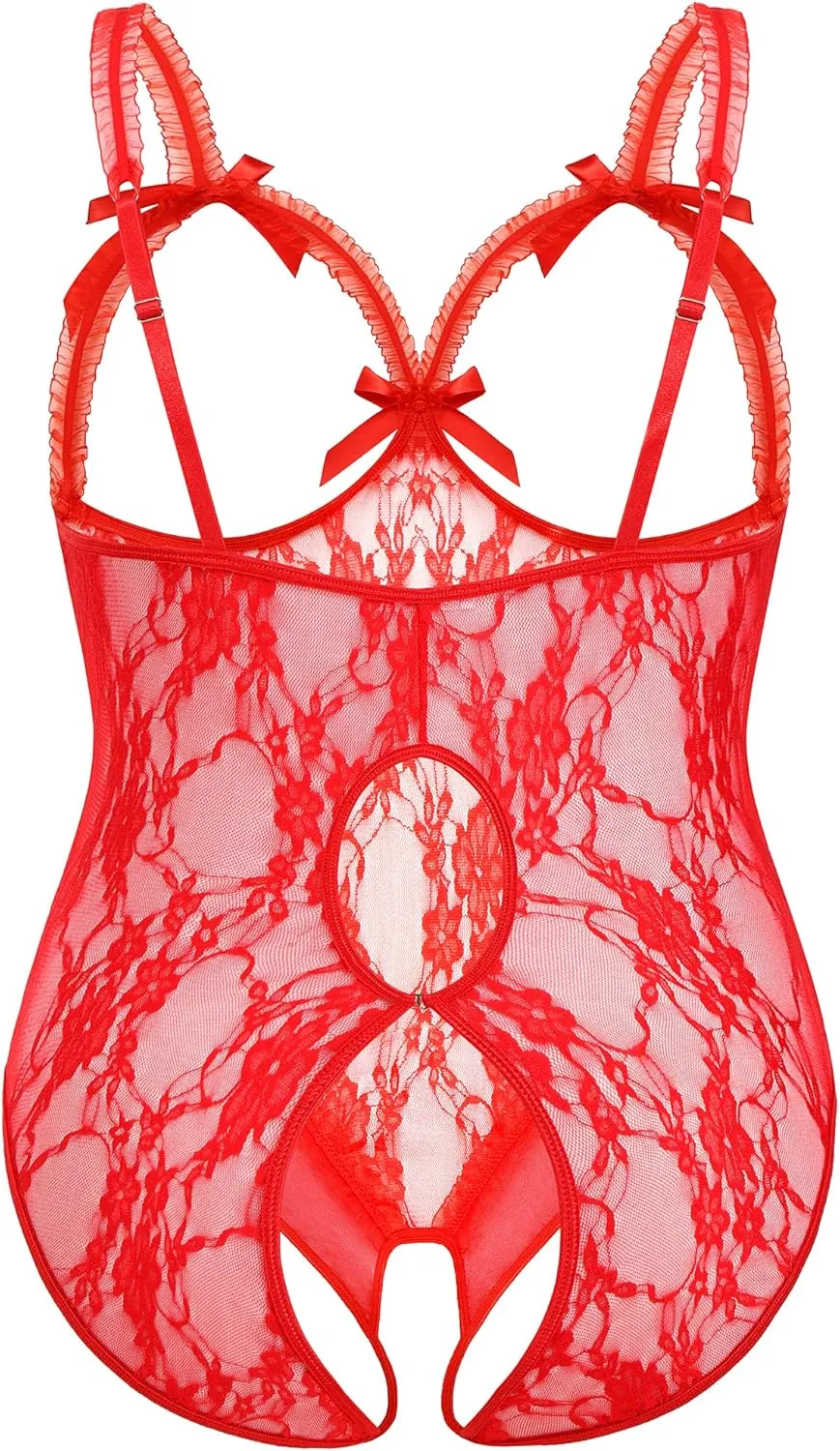 Avidlove Plus Size Lingerie Exotic Teddies Bodysuits One Piece Lace Babydoll Sleepwear