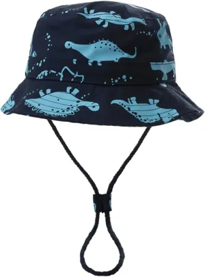 Baby Toddler Kids Sun Hat with Chin Strap, Breathable Cotton Adjusted Drawstring Strap