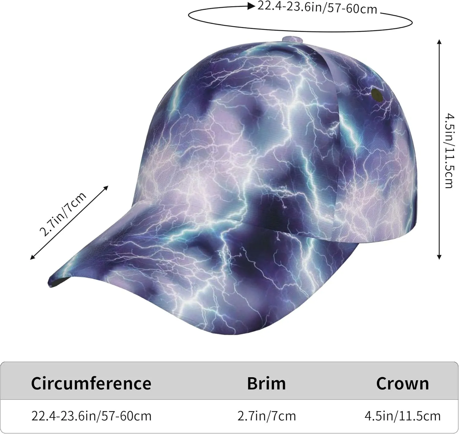 Baseball Cap Mind Melt Mushrooms Dad Hats Men Women Trucker Sports Sun Hats Low Profile Adjustable Unisex