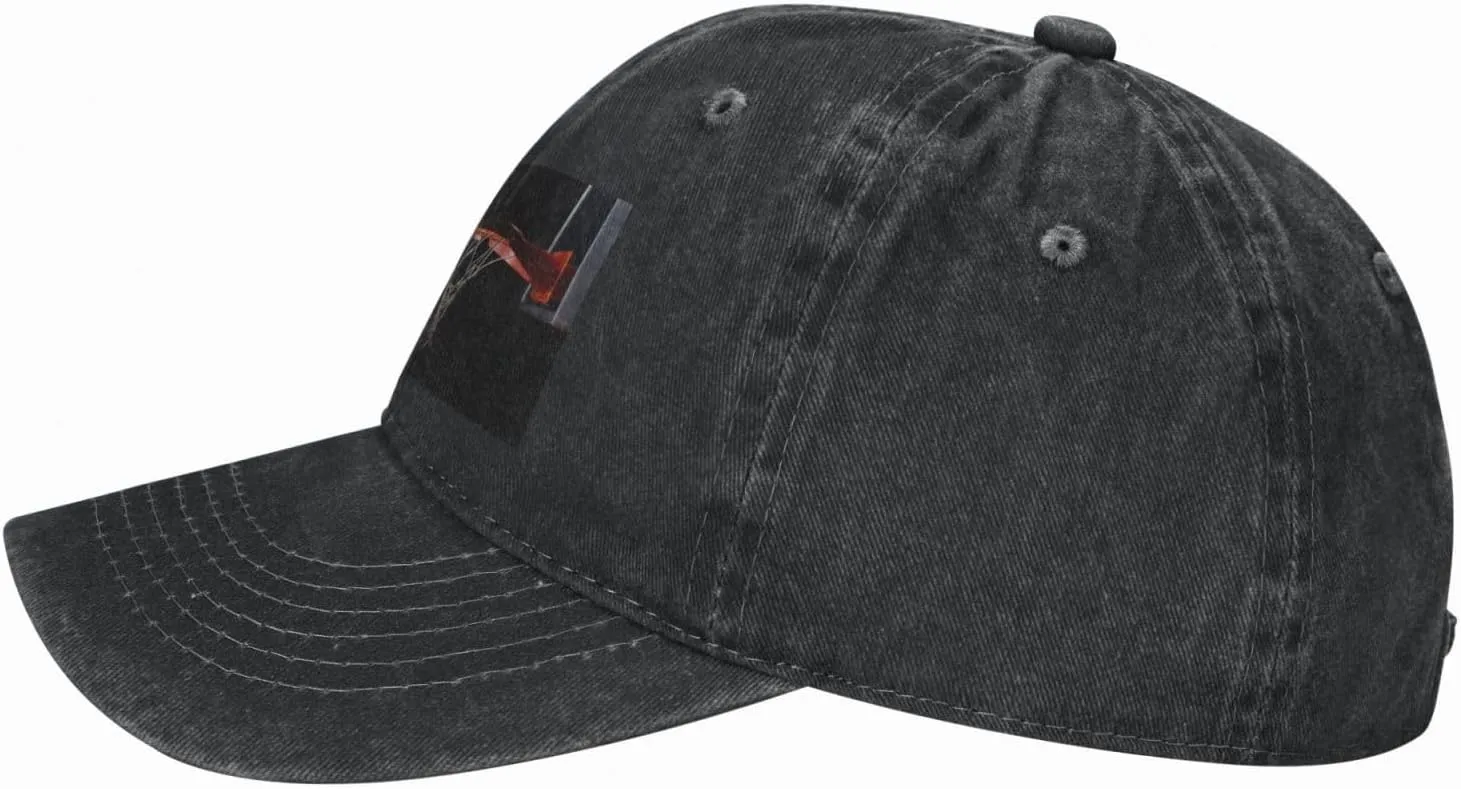 Basketball Unisex Baseball Cap Breathable Cotton Trucker Hat Classic Denim Dad Hat Summer Sun Hat