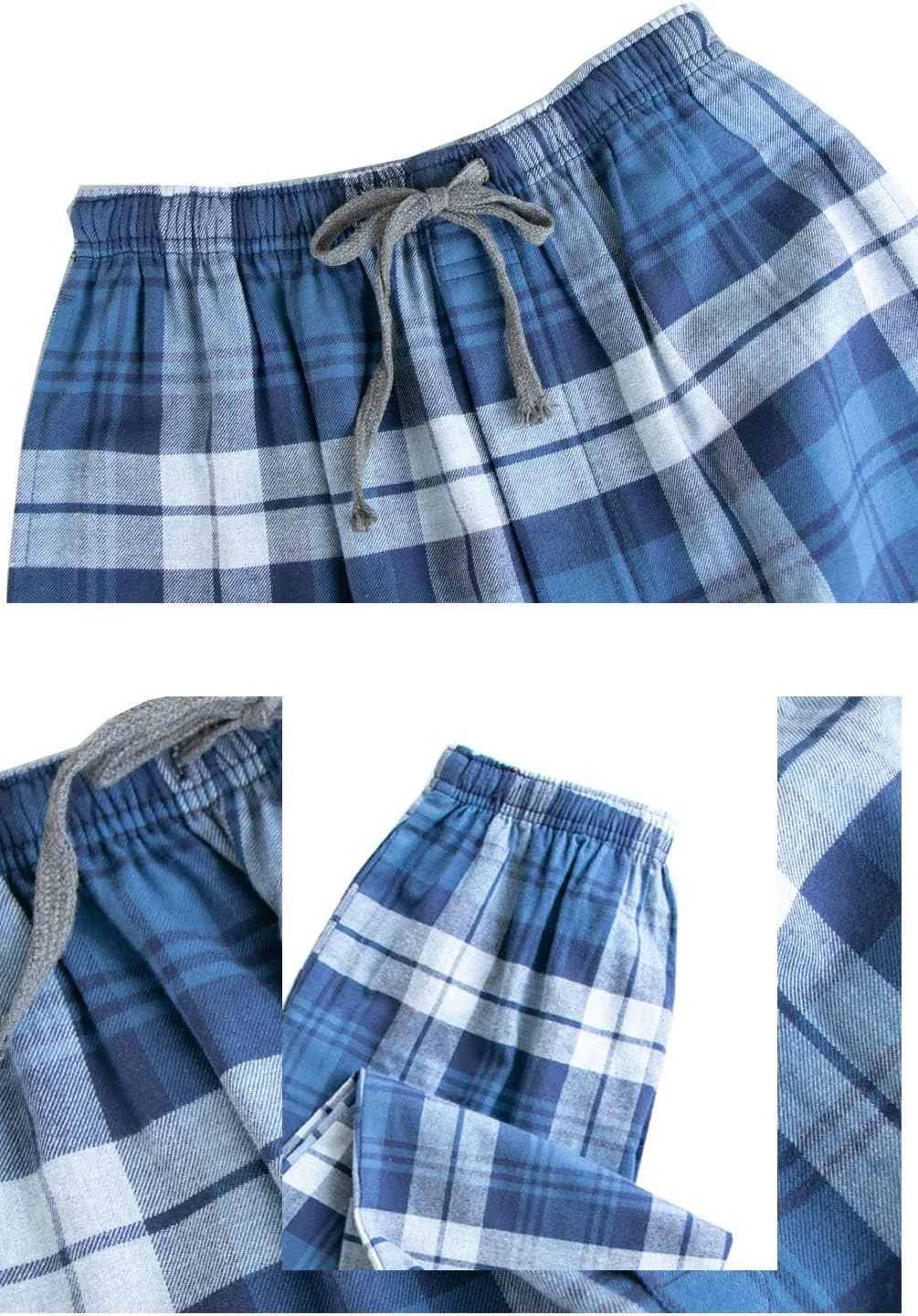 Big Boys Long Sleeve Plaid Pajamas Cotton Young Teens Sleepwear 10-16Years
