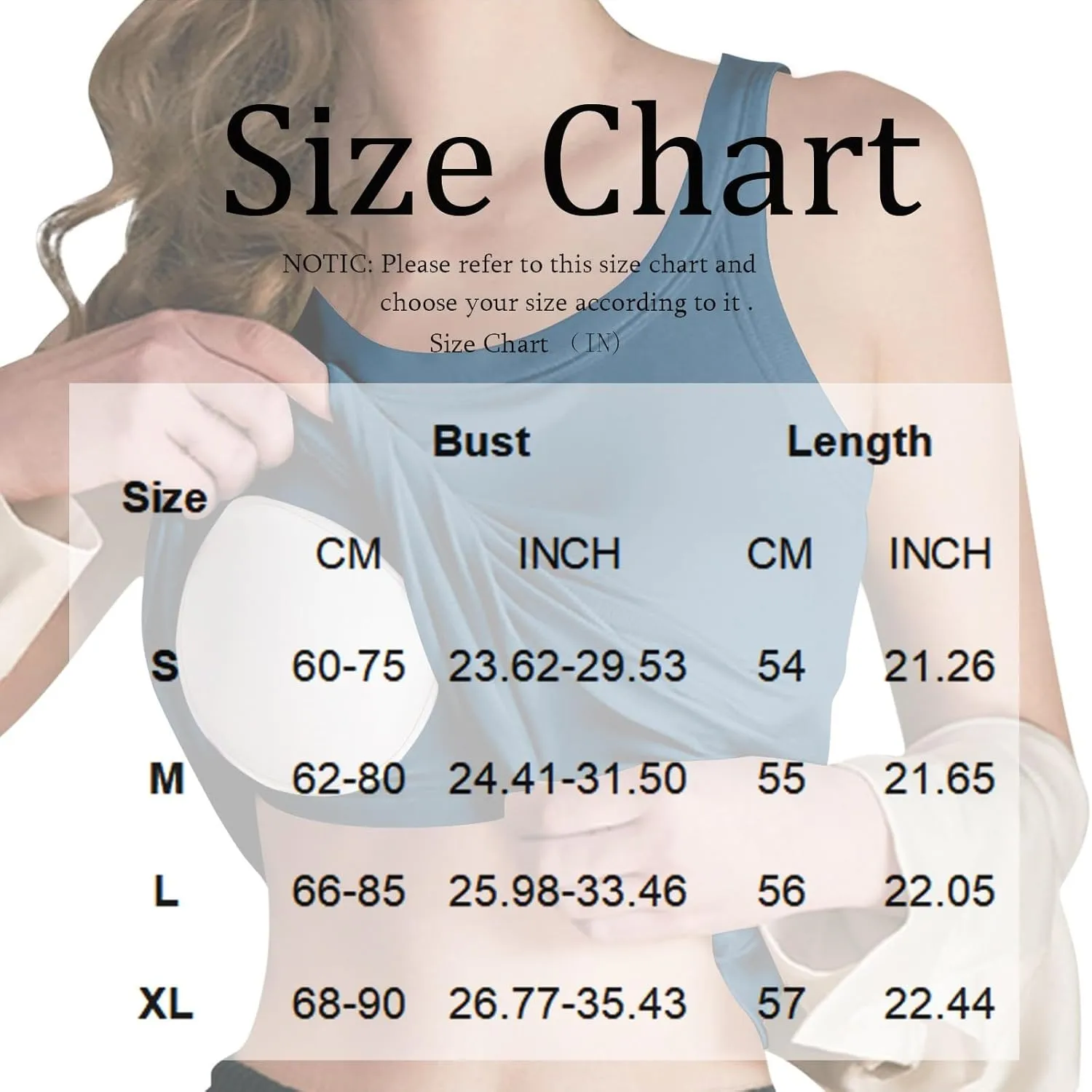 Built In Bra Tank Tops For Women With Fixed Padding Soft Seamless Stretchy Breathable No-Slip Workout Camisole Tops