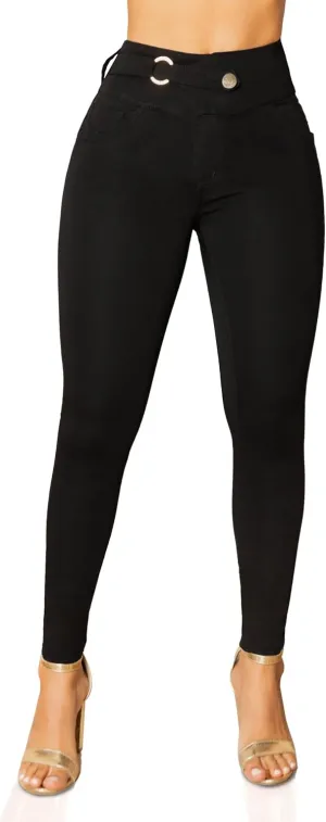 Bula, High Waist Butt Lifting Skinny Jeans - Shape wear Pantalones Colombianos Levanta Cola
