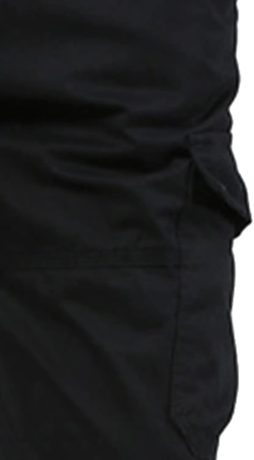 Casual Cargo Pants for Men Relaxed Fit Elastic Waist Joggers Multi Pocket Lightweight Summer Beach Lounge Pants