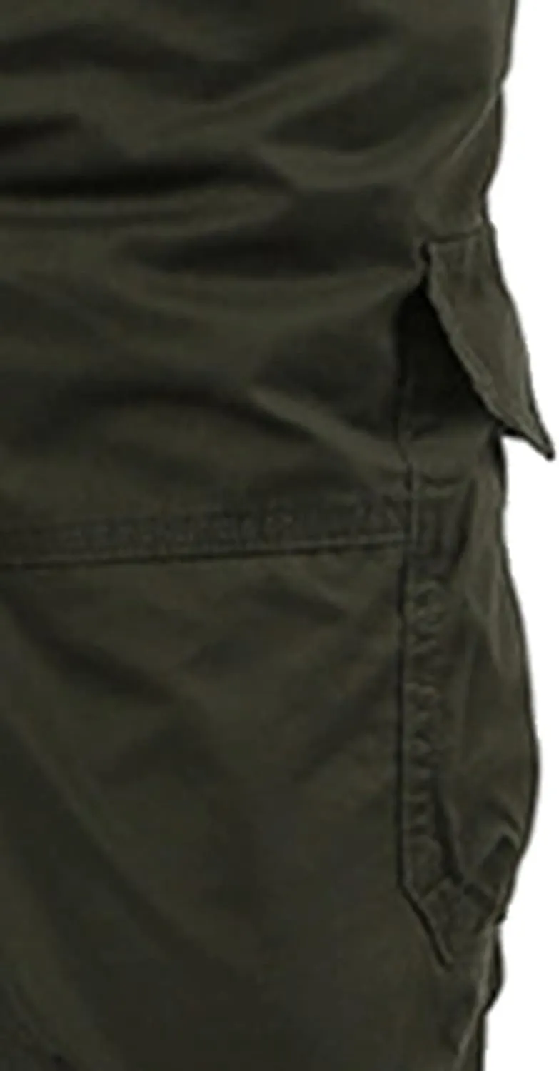 Casual Cargo Pants for Men Relaxed Fit Elastic Waist Joggers Multi Pocket Lightweight Summer Beach Lounge Pants