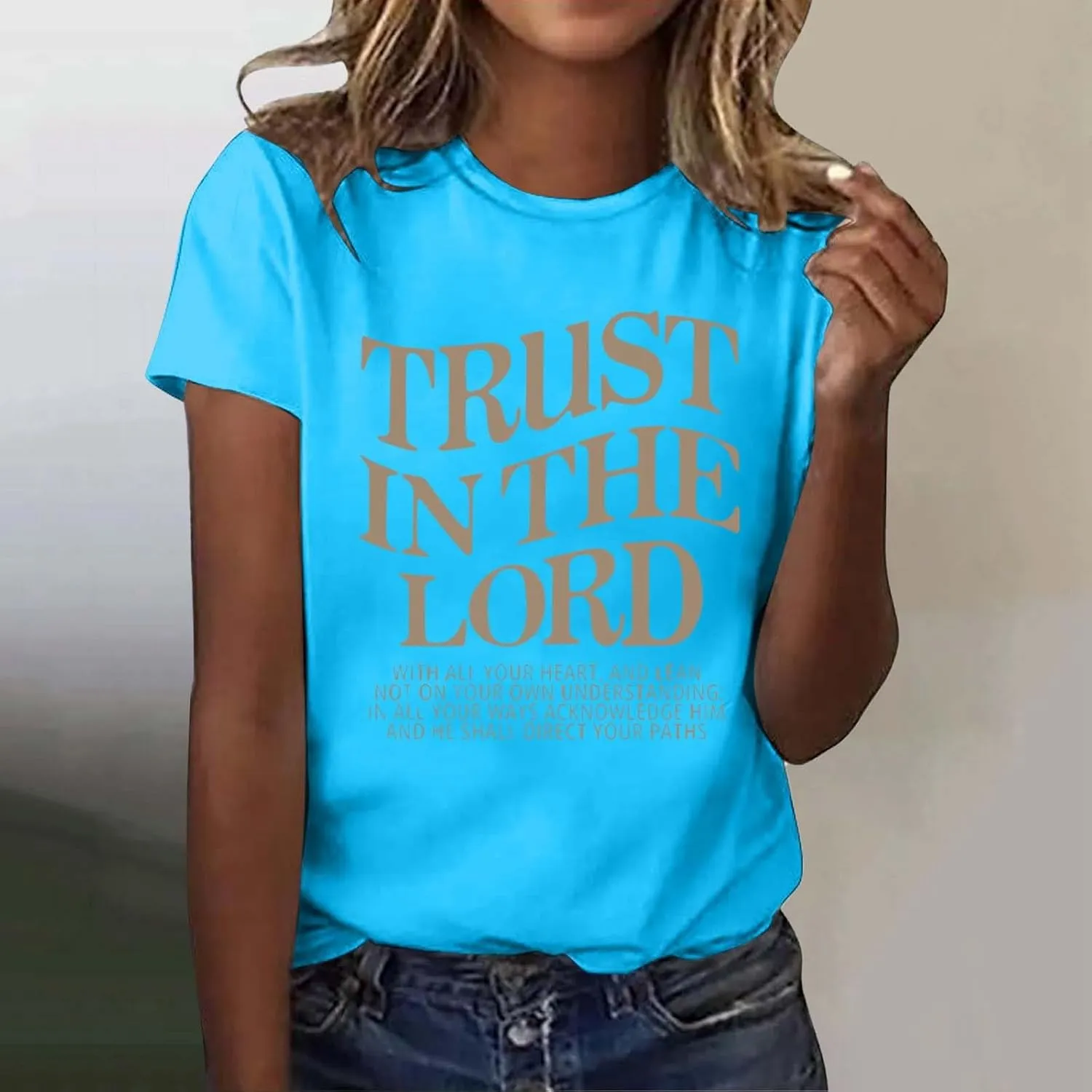 Christian Shirts for Women Love Like Jesus Tshirts Faith T-Shirt Casual Inspirational Short Sleeve Tee Tops