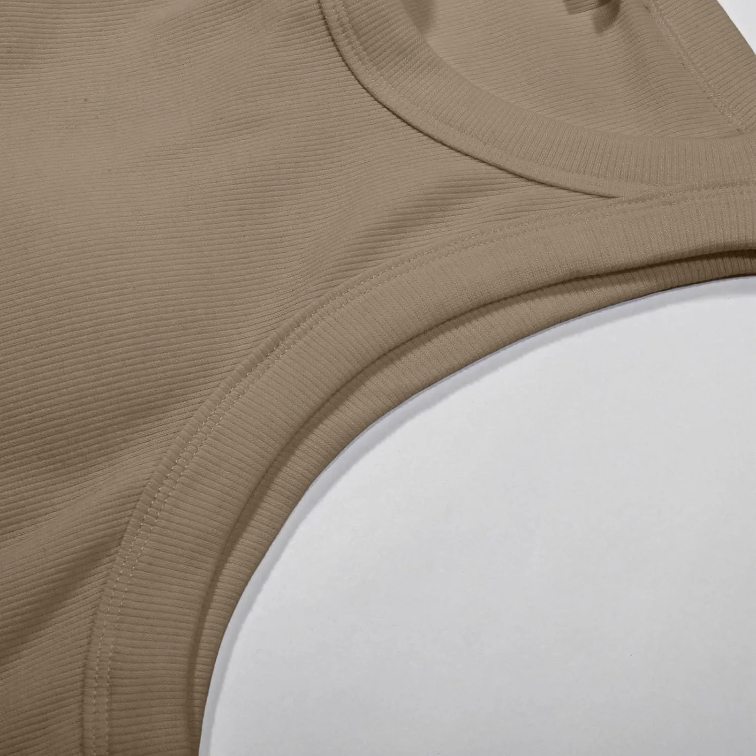 Cotton Shelf Bra Camisole Tops for Women Round Neck Comfy Vest Summer Running Layering Tank Top Summer Cami Shirt