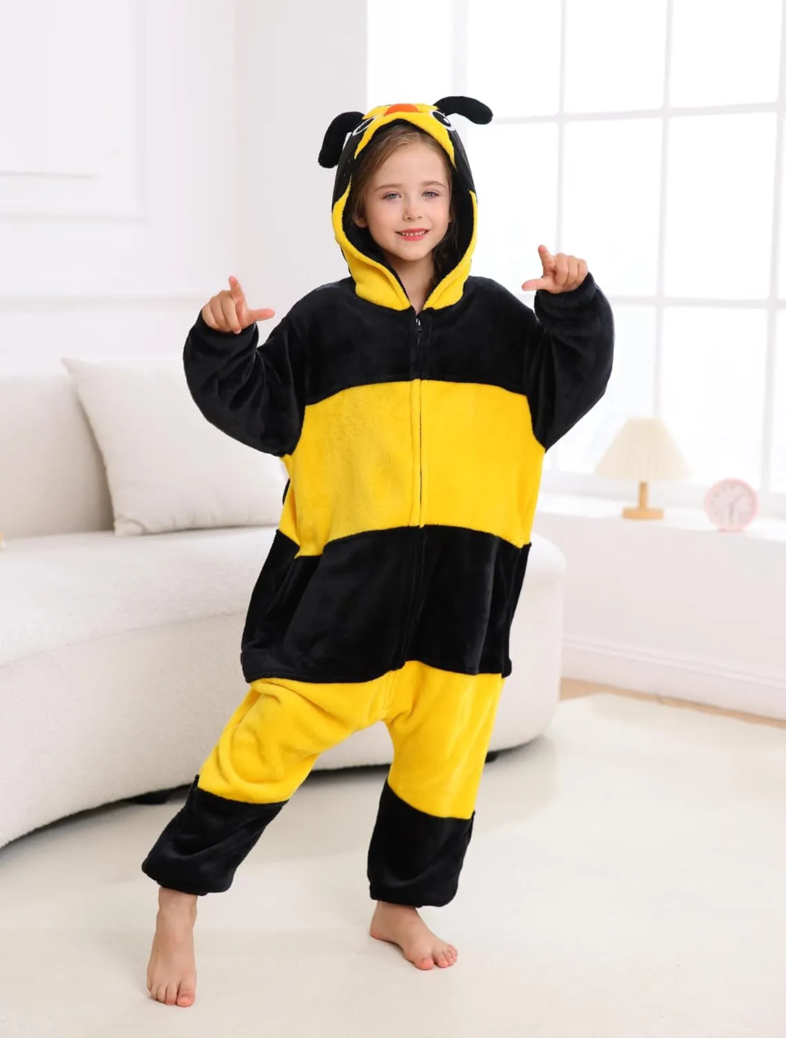CuteOn Unisex Onesie Kids Animal Pajamas for Boys Girls Halloween Christmas Costume Cosplay Sleepwear