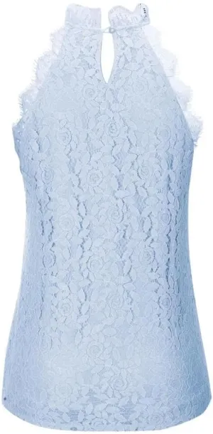 FMCHICO Women's Summer Halter Spaghetti Strap Flowy Tank Tops Sleeveless Shirts Blouses
