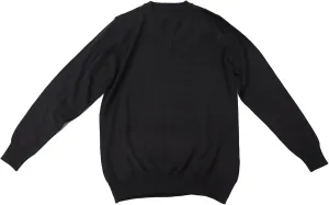 GOTOTOP Loose Men V Neck Sweater, Absorption Breathable Soft Knit Shirt, Business Work Outdoor Travel