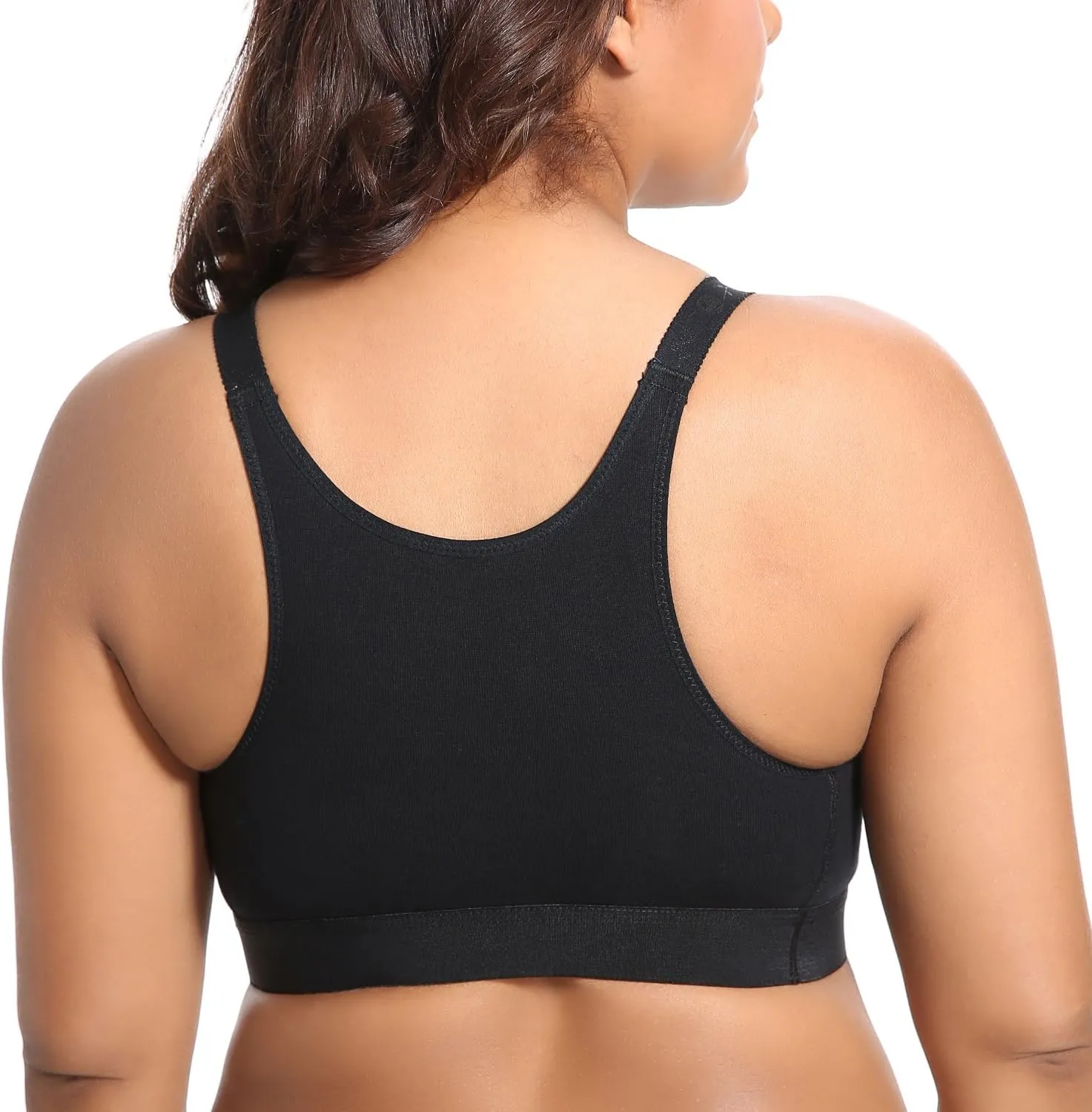 Gratlin Women's Plus Size Nursing Bra Sports Maternity Support Cotton Breastfeeding Bras