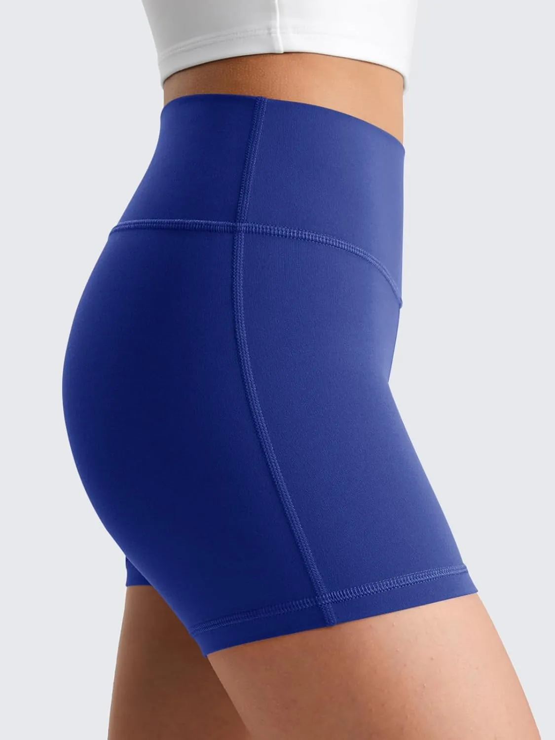 Haloumoning Girls Athletic Shorts Kids High Waisted Yoga Dance Biker Shorts Comfy Gymnastics Shorts 5-14Y