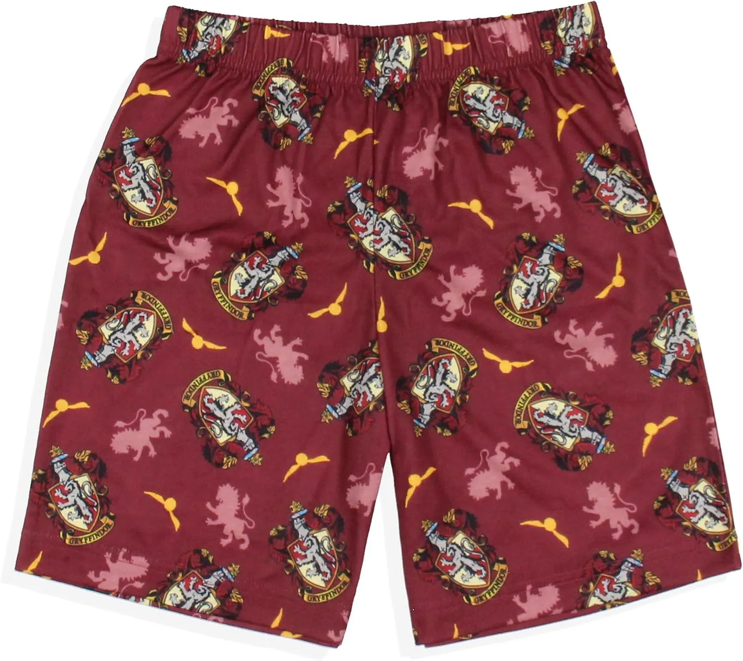 Harry Potter Boys' Hogwarts All Houses Sleep Pajama Set Shorts