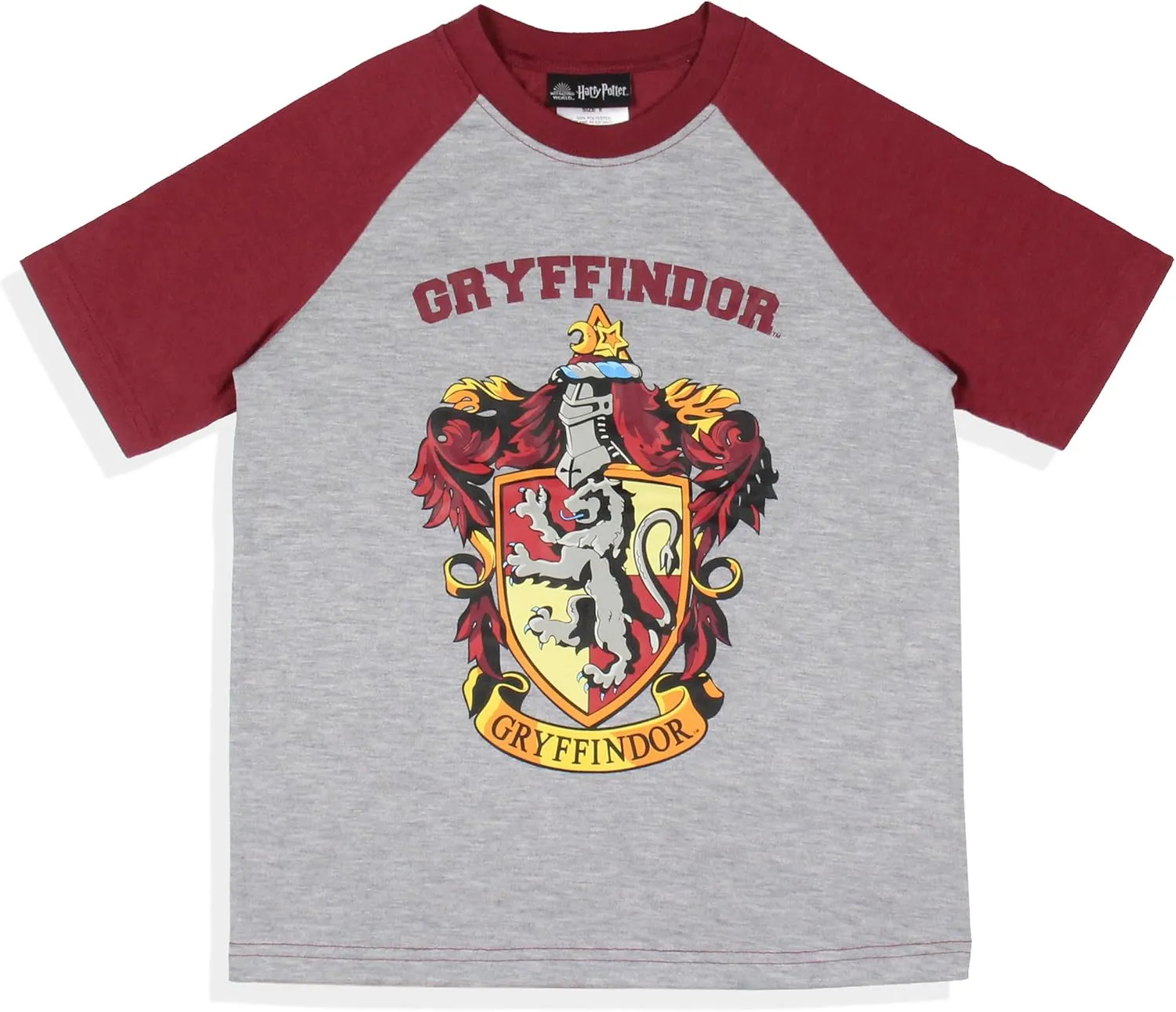 Harry Potter Boys' Hogwarts All Houses Sleep Pajama Set Shorts
