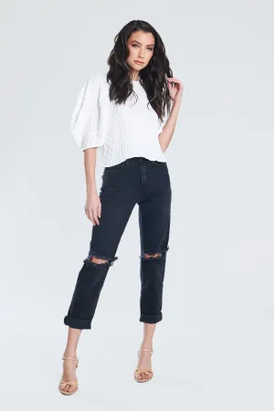 High Rise Boyfriend Jeans