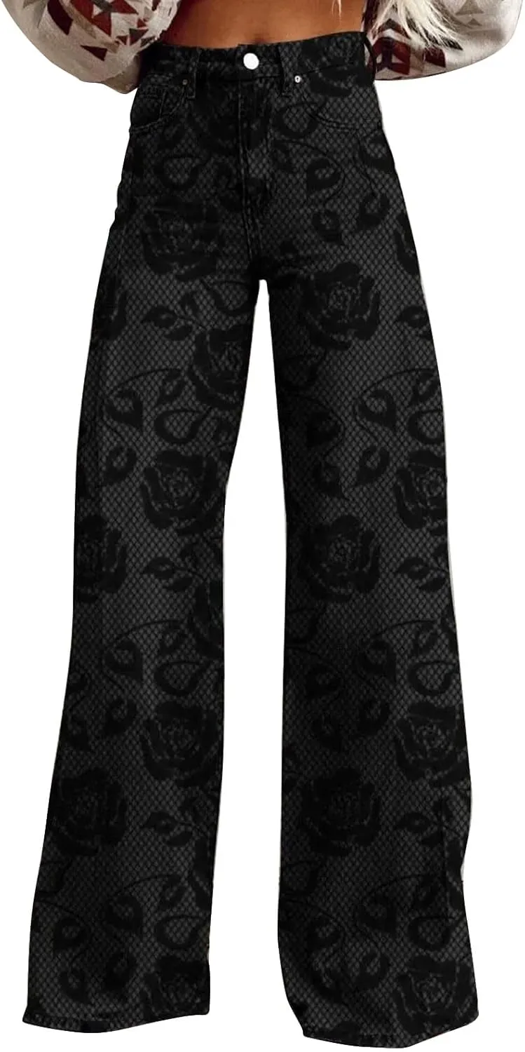 High Waisted Loose Pants with Pockets Casual Pants Tall Sweatpants Yoga Pants with Pockets for Women Sweat Pants for