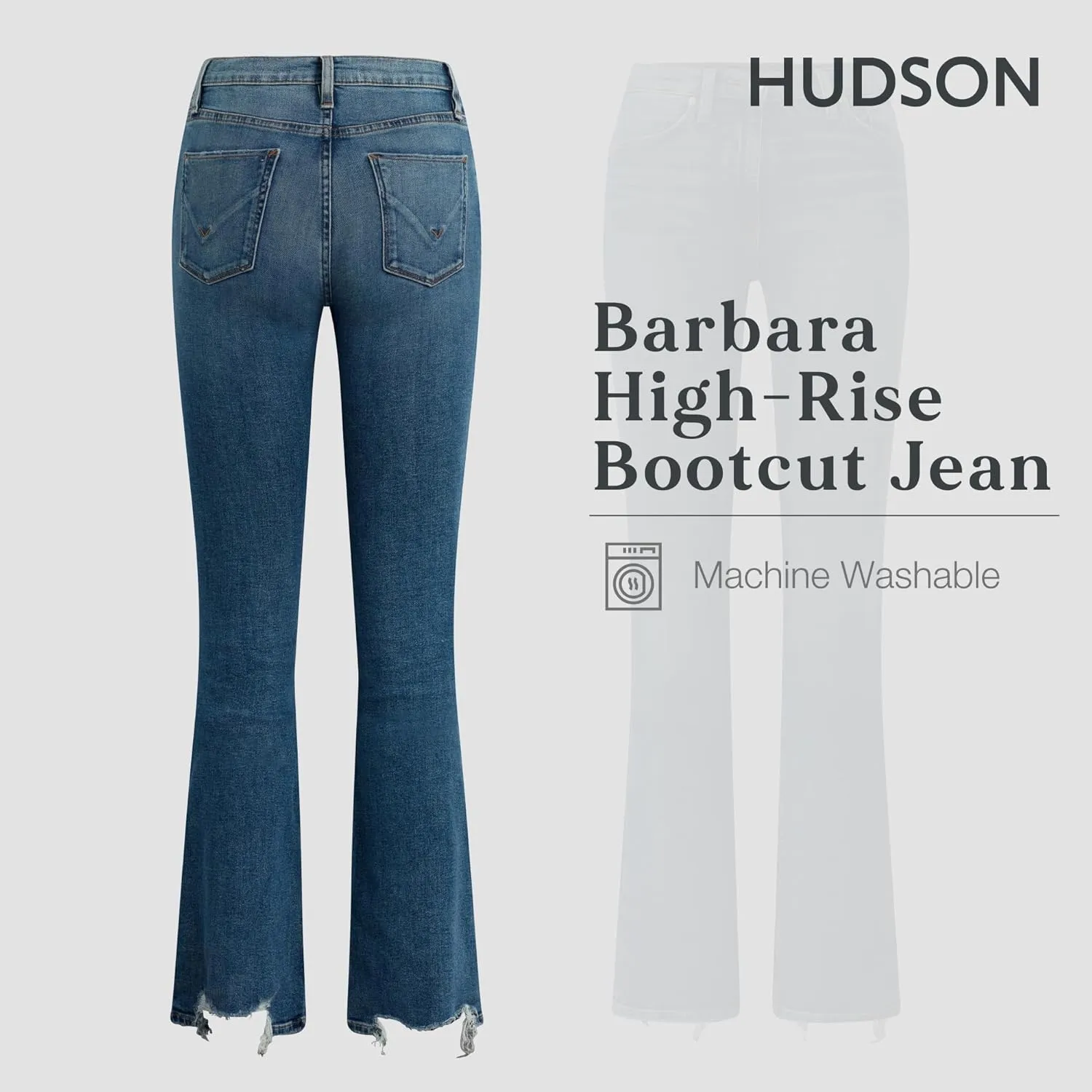 HUDSON Women's Barbara High Rise Bootcut Fashion Jean