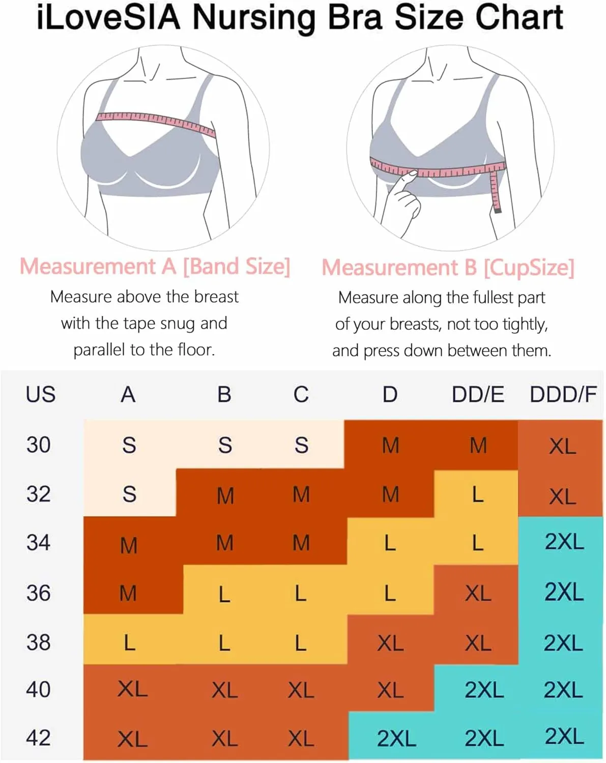 iloveSIA Nursing Bras for Breastfeeding–Seamless Ultra Comfort Soft Support Bralette for Pregnancy Maternity Sleep 3 of Pack