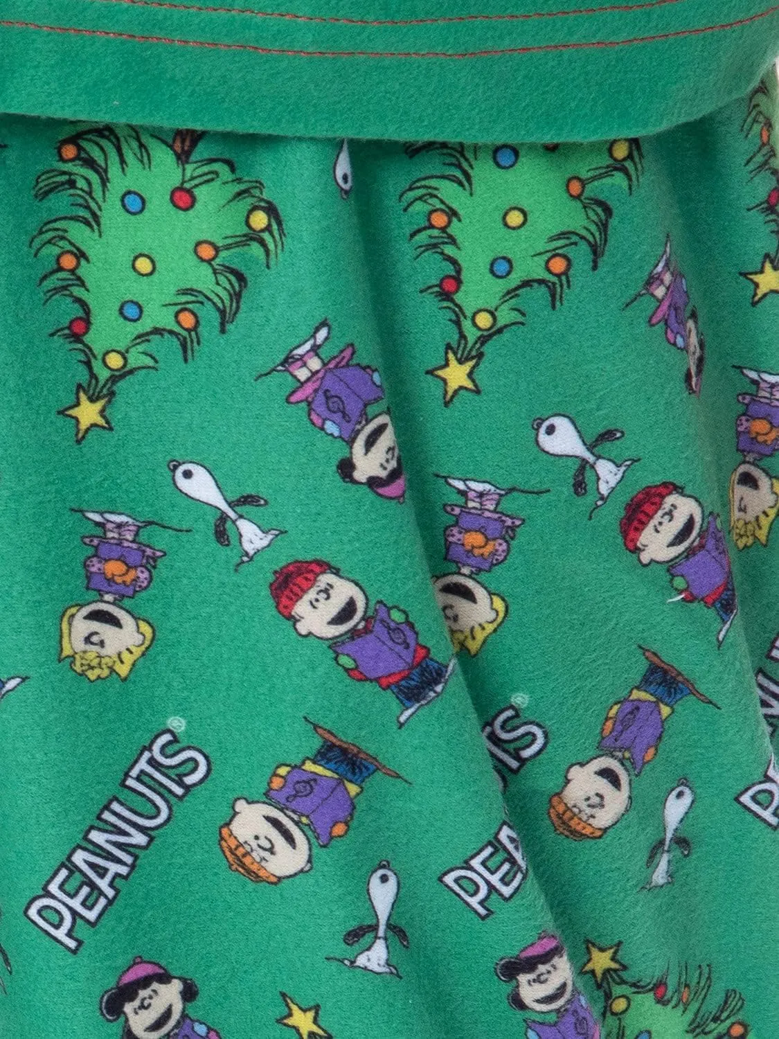 INTIMO Peanuts Boys' Christmas Holiday Season Sing Along Sleep Pajama Set
