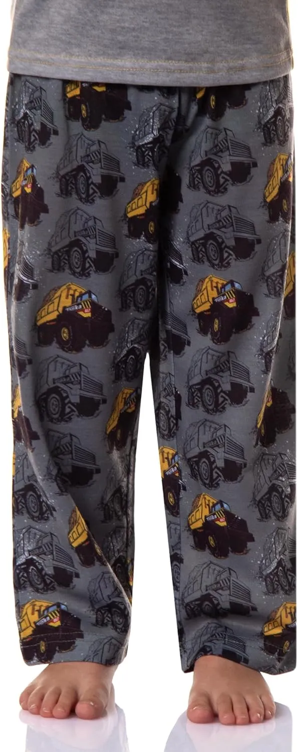 INTIMO Tonka Toddler Boys' Dump Truck I Play Tough 2 Piece Long Sleeve Pajama Set