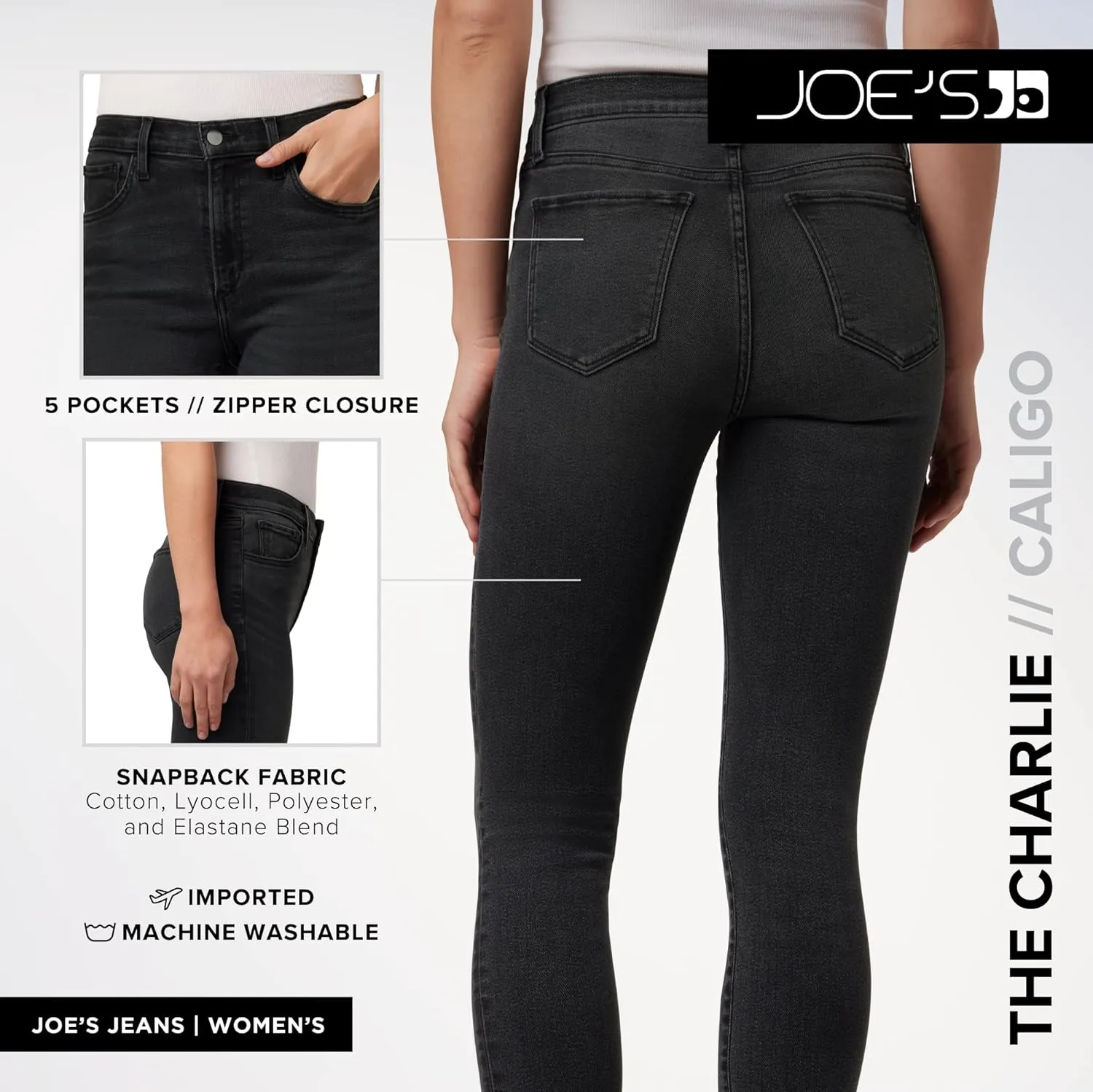 Joe's Women's The Charlie High Rise Skinny Ankle Jean