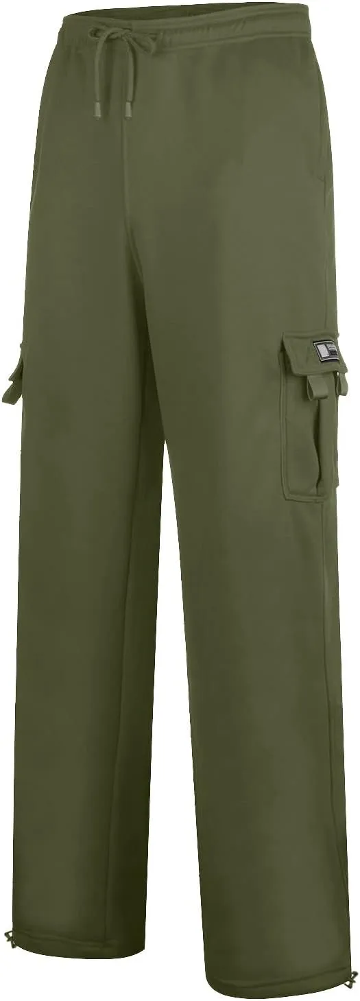 LCMTWX Cargo Pants for Men Casual Jogging Sports Elastic with Pockets Men's Men's Pants Trousers with Zipper Pockets