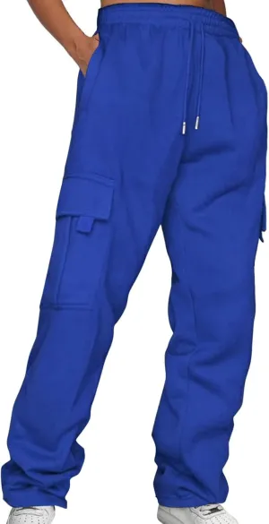 LCMTWX Womens Sweatpants with Pockets Sweatpants Comfortable High Waisted Jogging Pants with Pockets Fall Fashion Outfits