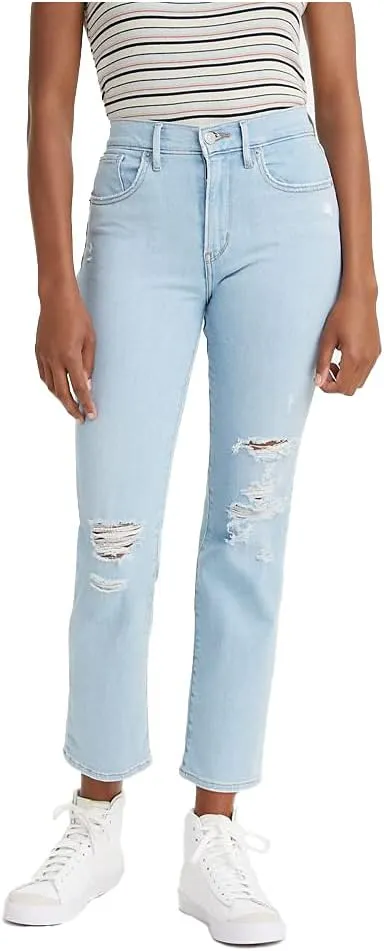 Levi's Women's 724 High Rise Straight Crop Jeans