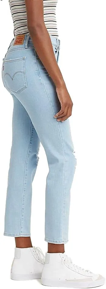 Levi's Women's 724 High Rise Straight Crop Jeans