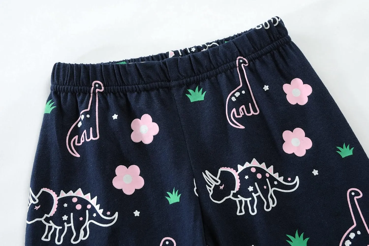 Little Hand Toddler Girls Pajamas Short Pjs Set Dinosaur Unicorn Jammies Cat Sleepwear Cotton Clothes 2-7 Years