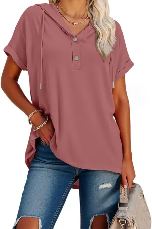 Magritta Womens Plus Size Tops Basic Clothes 2025 Side Slits Tshirts Workout Casual Outfits Short Sleeve Loungewear