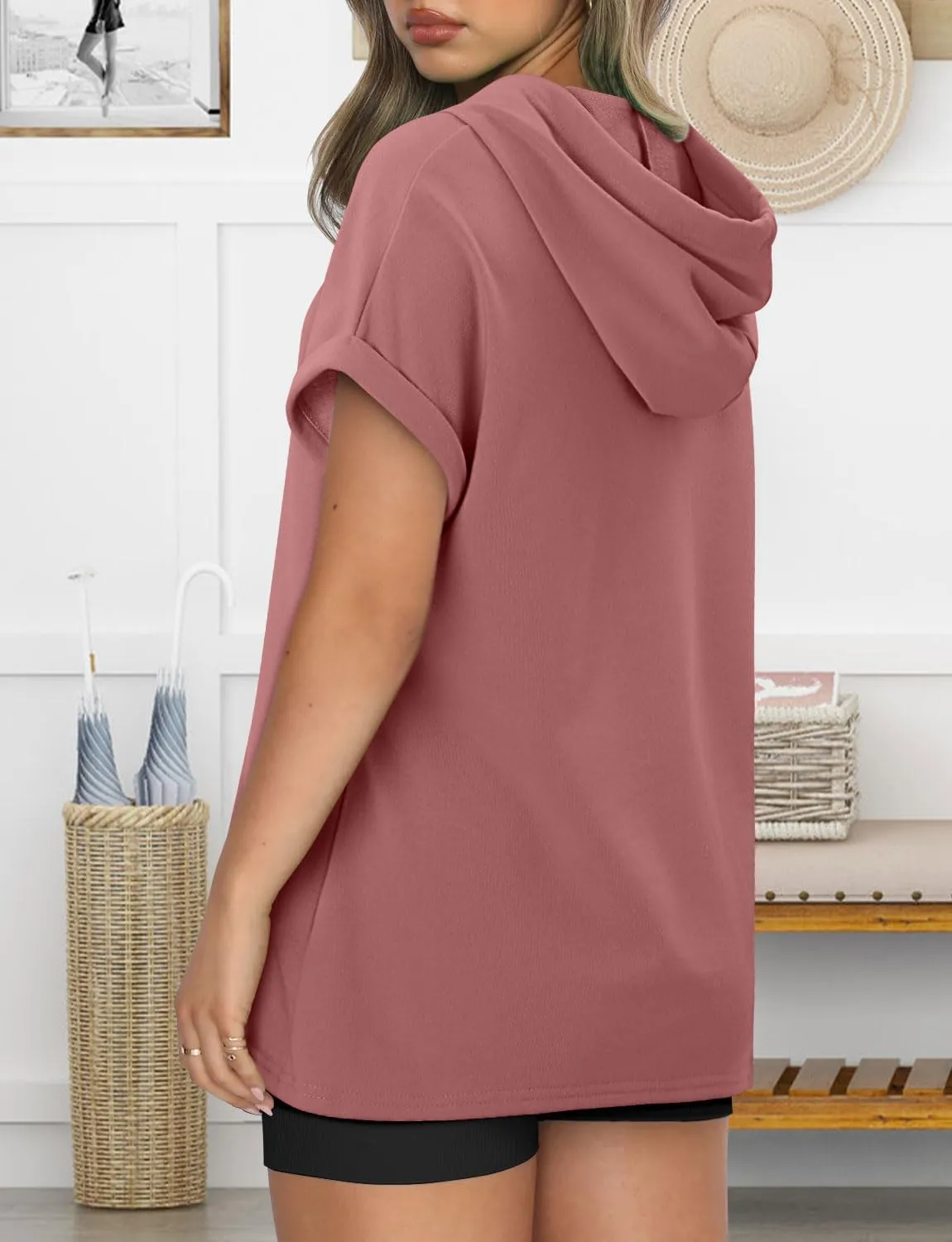 Magritta Womens Plus Size Tops Basic Clothes 2025 Side Slits Tshirts Workout Casual Outfits Short Sleeve Loungewear