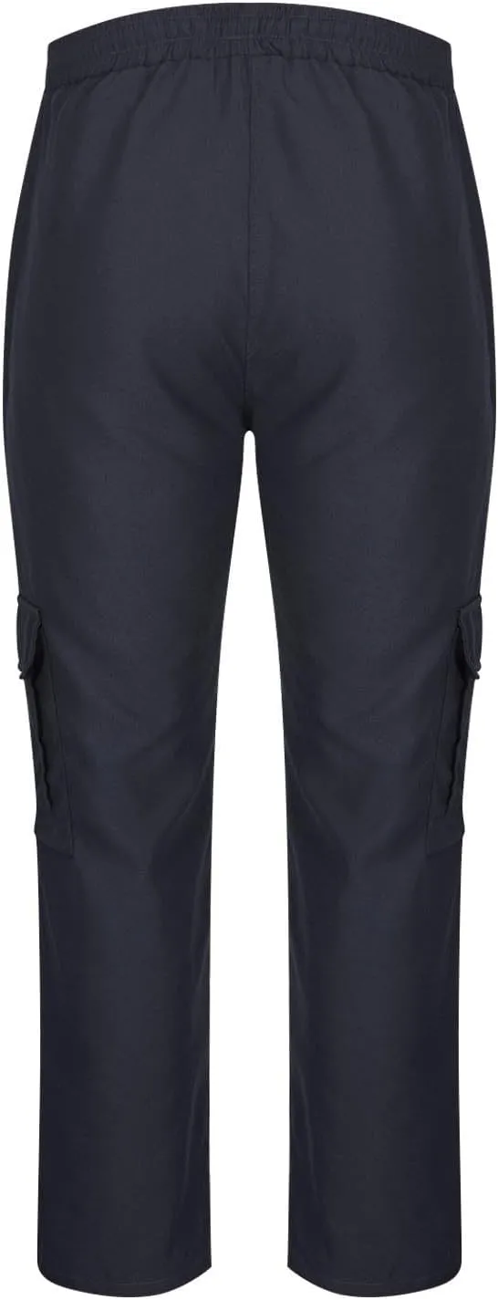 Mens Cargo Joggers Pants Elastic Waist Casual Multi Pocket Lightweight Summer Loose Fit Workout Lounge Travel Pants