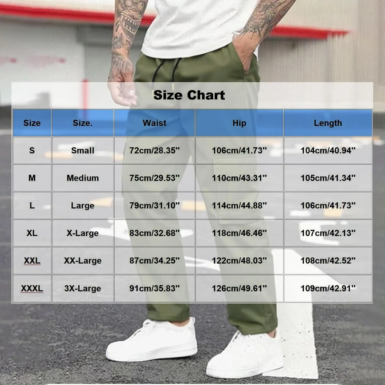 Mens Cargo Joggers Pants Elastic Waist Casual Multi Pocket Lightweight Summer Loose Fit Workout Lounge Travel Pants