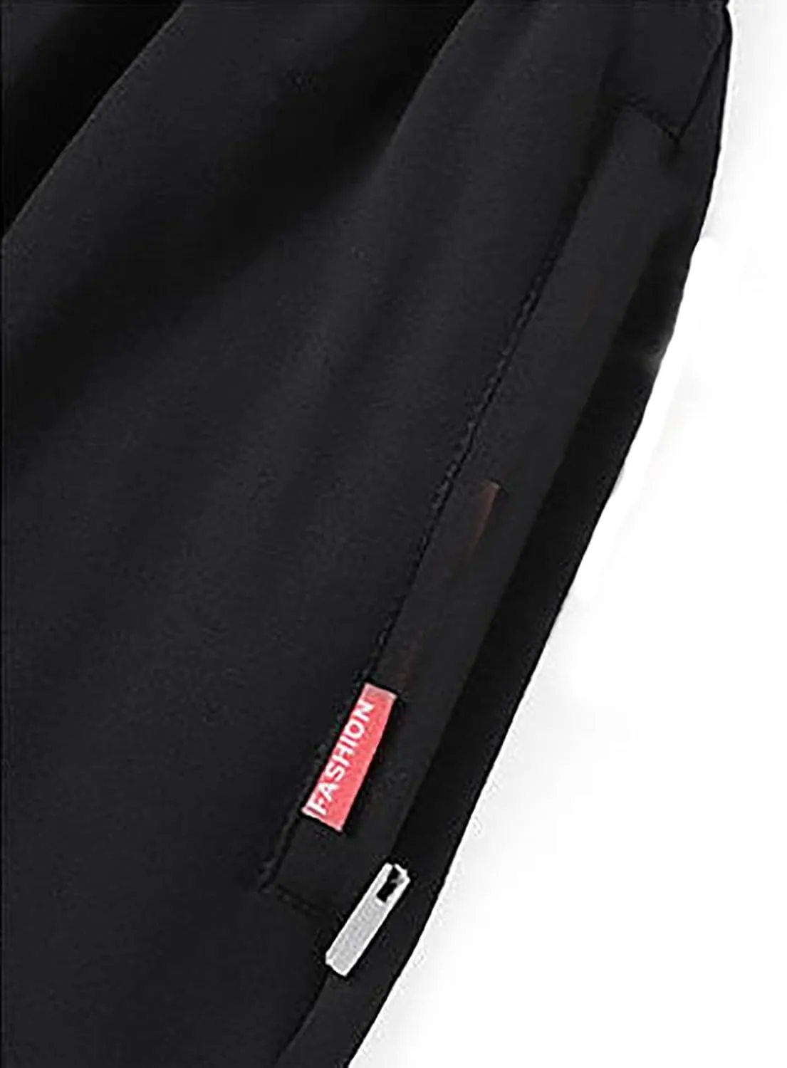 Men's Casual Cropped Pants Loose Fit Elastic Drawstring Waist Lightweight Summer Beach Pant Jogger Pants