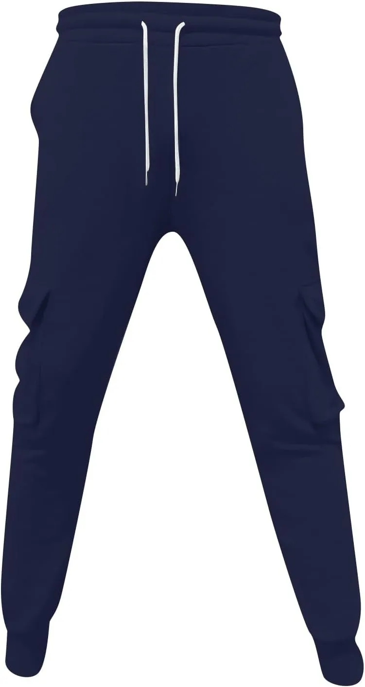 Mens Joggers with Pockets Baggy Drawstring Waist Sweatpants with Pockets Lightweight Workout Lounge Pants