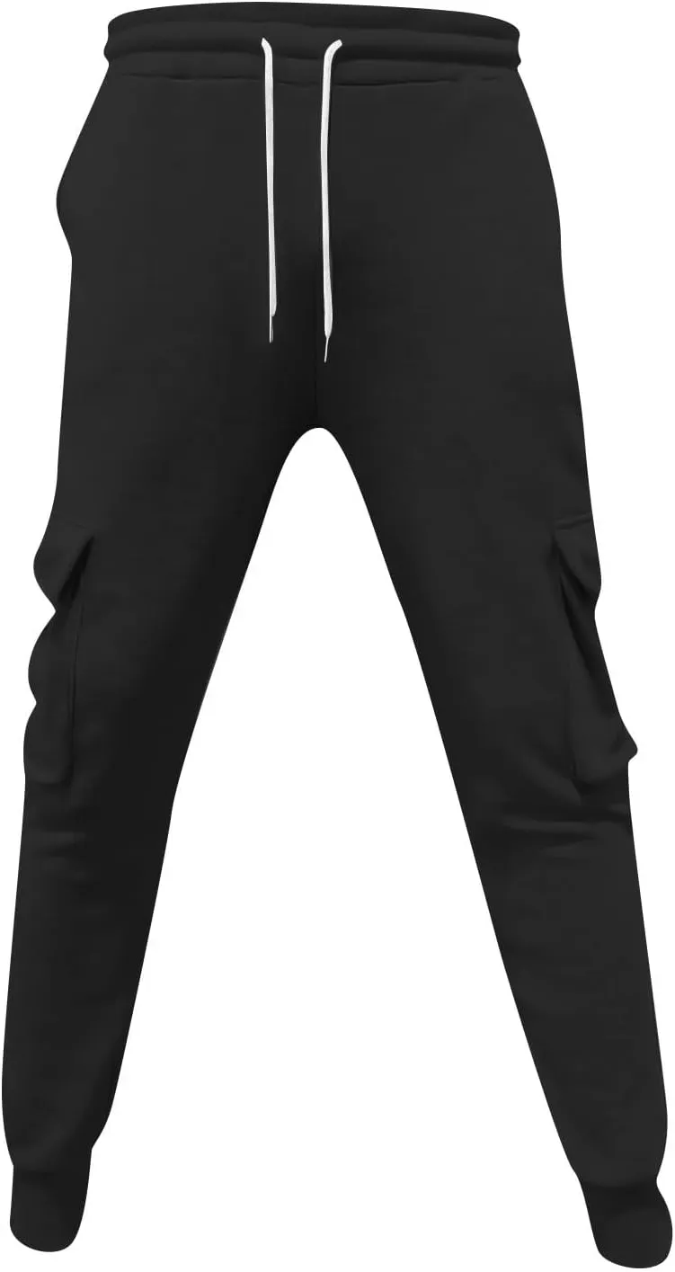 Mens Joggers with Pockets Baggy Drawstring Waist Sweatpants with Pockets Lightweight Workout Lounge Pants