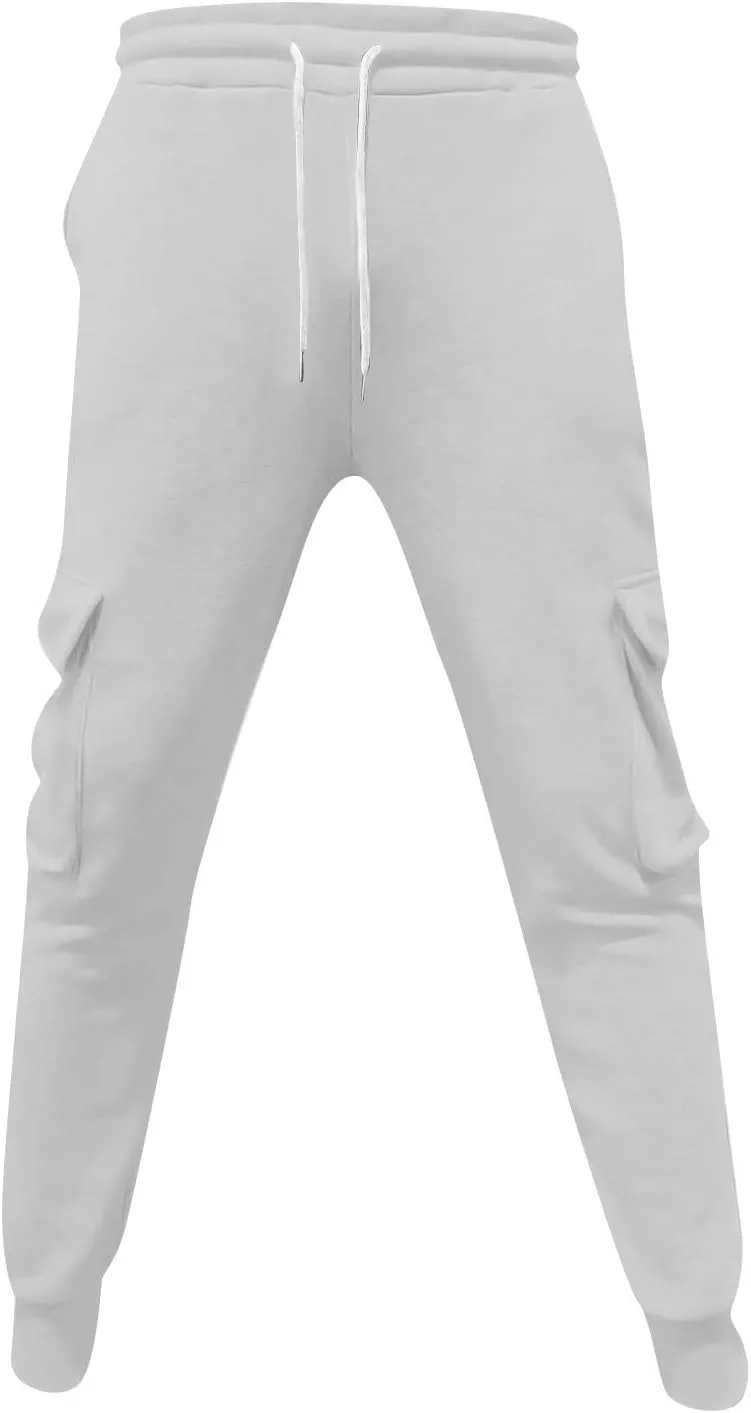 Mens Joggers with Pockets Baggy Drawstring Waist Sweatpants with Pockets Lightweight Workout Lounge Pants
