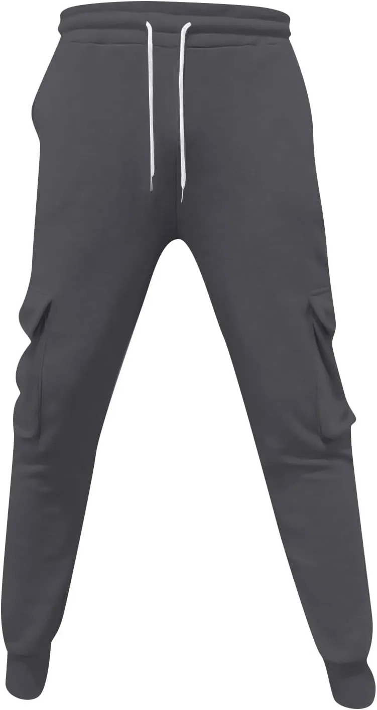 Mens Joggers with Pockets Baggy Drawstring Waist Sweatpants with Pockets Lightweight Workout Lounge Pants