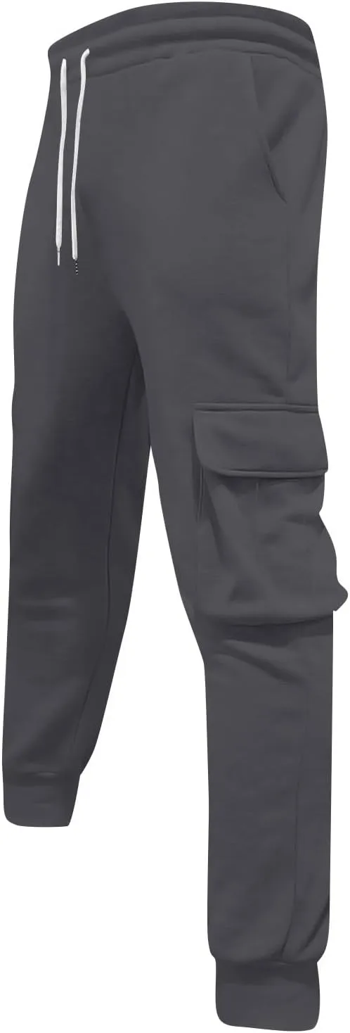 Mens Joggers with Pockets Baggy Drawstring Waist Sweatpants with Pockets Lightweight Workout Lounge Pants
