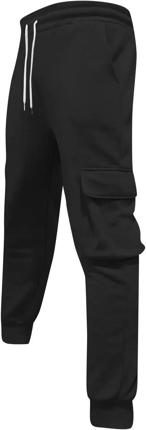Mens Joggers with Pockets Baggy Drawstring Waist Sweatpants with Pockets Lightweight Workout Lounge Pants