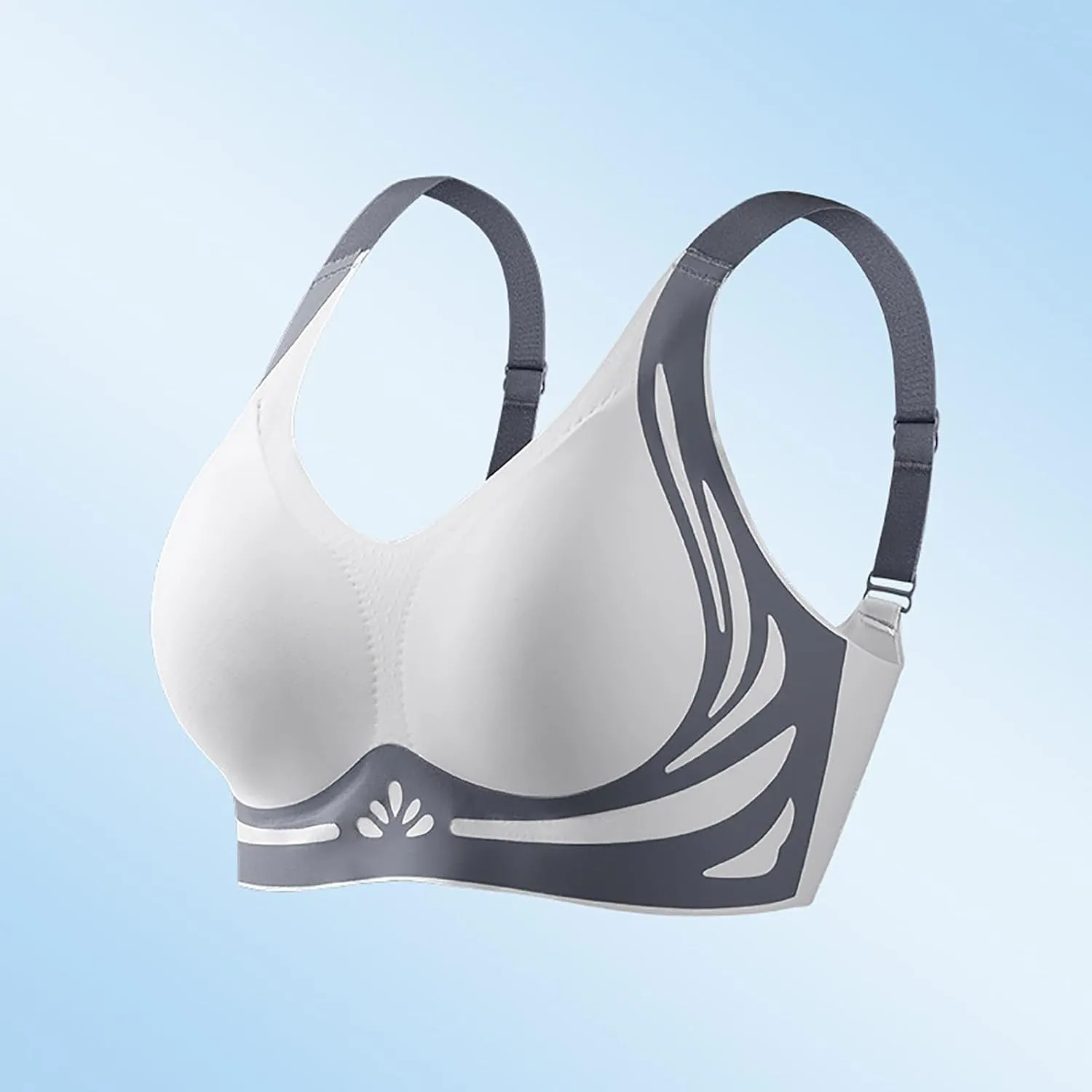 Moisture Girls Sports Bra, Lightweight Yoga Lingerie for Women Plunge Workout Bralette