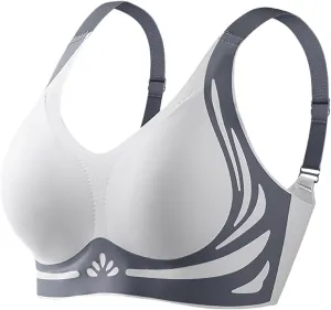 Moisture Girls Sports Bra, Lightweight Yoga Lingerie for Women Plunge Workout Bralette