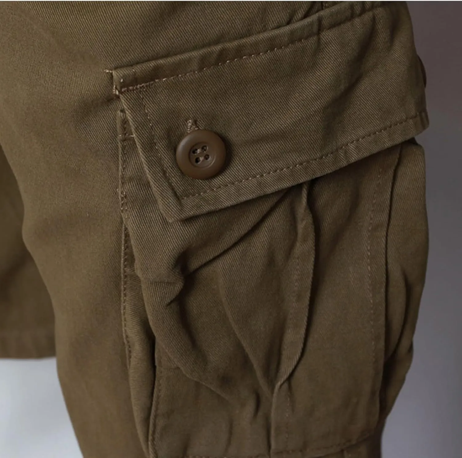Muscularfit Men's Hiking Cargo Shorts Quick Dry Lightweight Breathable Cotton Shorts Outdoor Workout Casual Short Pants